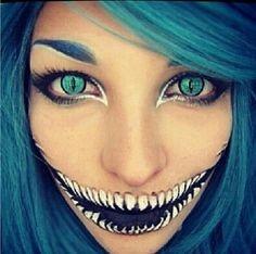 cheshire-cat-smile-makeup-tutorial-64_7 Cheshire Cat smile make-up les