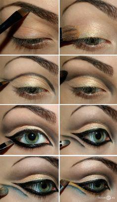 cleopatra-eye-makeup-step-by-step-04_2 Cleopatra oog make-up stap voor stap