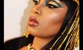 Cleopatra make-up les en kostuum