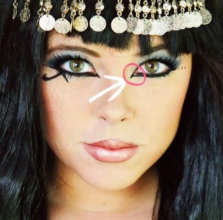 cleopatra-makeup-tutorial-and-costume-40_5 Cleopatra make-up les en kostuum