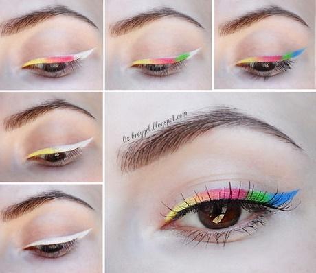 colored-eyeliner-makeup-tutorial-21_4 Gekleurde eyeliner make-up tutorial