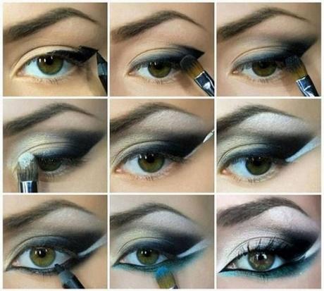 colorful-smokey-eye-makeup-tutorial-94_11 Kleurrijke smokey eye make-up les