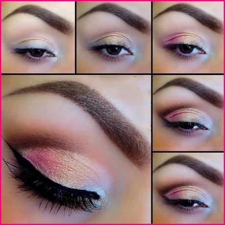 colorful-smokey-eye-makeup-tutorial-94_12 Kleurrijke smokey eye make-up les