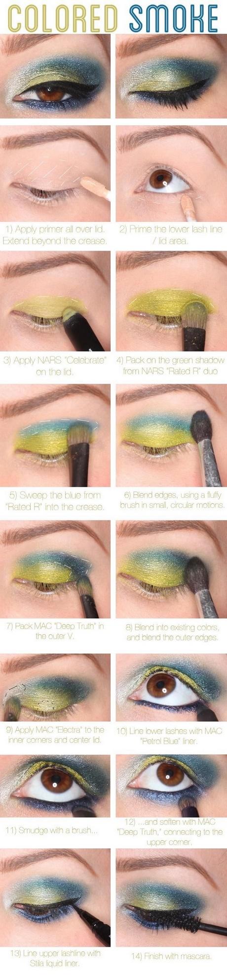 colorful-smokey-eye-makeup-tutorial-94_3 Kleurrijke smokey eye make-up les