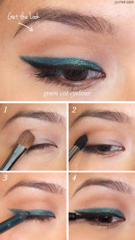 Kleurrijke cat eye make-up les