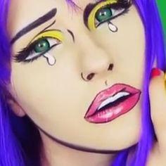 comic-makeup-tutorial-49_3 Strip make-up les