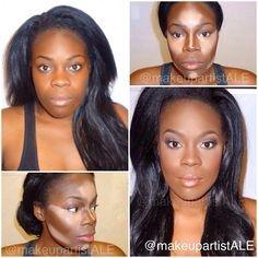 contour-makeup-tutorial-dark-skin-45_6 Contour make-up tutorial donkere huid