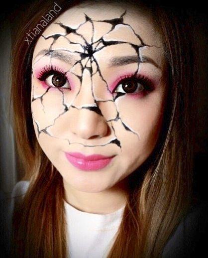 cracked-doll-makeup-step-by-step-65_9 Gebarsten pop make-up stap voor stap