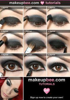 cute-goth-makeup-tutorial-69_6 Schattige goth make-up tutorial