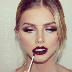 dark-plum-lips-makeup-tutorial-16_6 Dark plum lips make-up tutorial