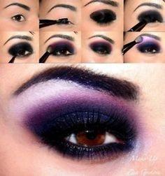 dark-purple-makeup-tutorial-10_10 Donkerpaarse make-up tutorial
