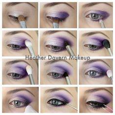 dark-purple-makeup-tutorial-10_12 Donkerpaarse make-up tutorial
