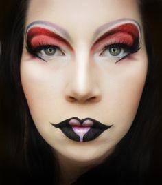dark-queen-of-hearts-makeup-tutorial-26_8 Dark queen of hearts make-up les