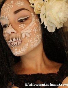 day-of-the-dead-makeup-tutorial-black-and-white-16_11 Dag van de dode make-up les Zwart en Wit