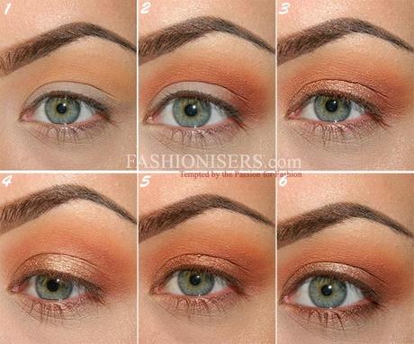daytime-eye-makeup-tutorial-for-brown-eyes-20_10 Dag make-up les voor bruine ogen