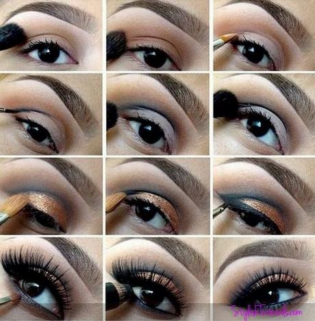 deep-brown-makeup-tutorial-30_6 Deep brown Make-up tutorial