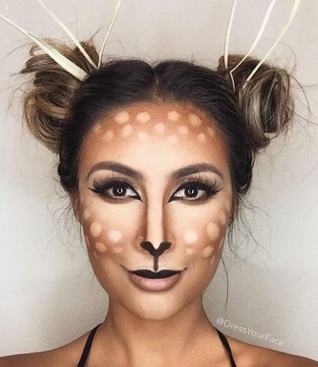 deer-makeup-tutorial-easy-97_5 Herten make-up tutorial eenvoudig