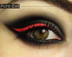 devil-eye-makeup-tutorial-56_6 Devil eye make-up les