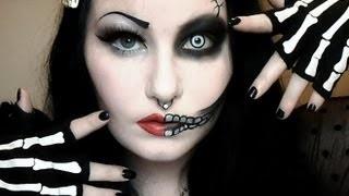 dia-de-los-muertos-makeup-tutorial-half-82_3 Dia de los muertos make-up tutorial half