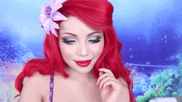 disney-ariel-makeup-tutorial-71 Disney ariel make-up les