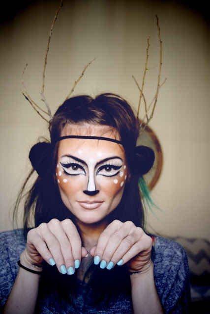 doe-deer-makeup-tutorial-34 Hert make-up les