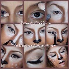 doe-deer-makeup-tutorial-34_2 Hert make-up les