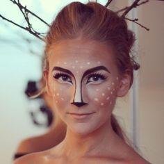 doe-deer-makeup-tutorial-34_6 Hert make-up les