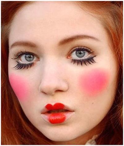 doll-face-makeup-step-by-step-11_2 Poppengezicht make-up stap voor stap
