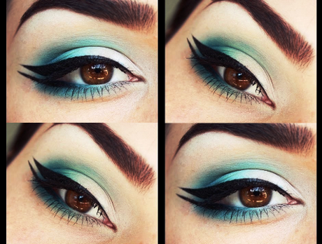 double-wing-eye-makeup-tutorial-18 Dubbel oog make-up les
