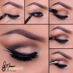 double-wing-eye-makeup-tutorial-18_3 Dubbel oog make-up les