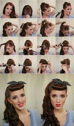 Eenvoudige make-up tutorial uit de jaren 50