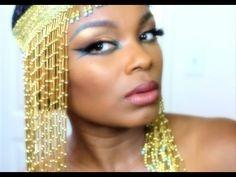 egyptian-queen-makeup-tutorial-diy-headdress-33_3 Egyptische koningin make-up tutorial diy hoofdtooi