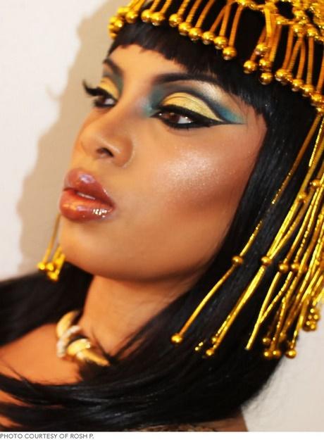 egyptian-queen-makeup-tutorial-diy-headdress-33_4 Egyptische koningin make-up tutorial diy hoofdtooi