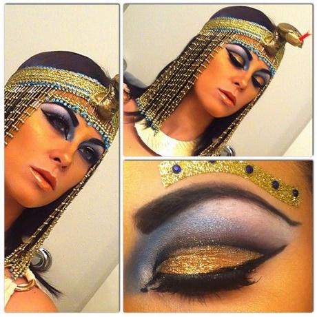 egyptian-queen-makeup-tutorial-diy-headdress-33_6 Egyptische koningin make-up tutorial diy hoofdtooi