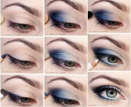 evening-makeup-tutorial-for-blue-eyes-07_6 S avonds make-up les voor blauwe ogen