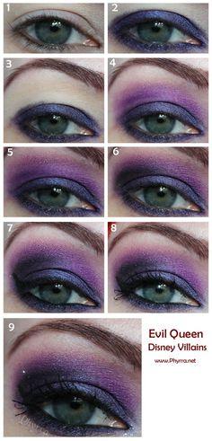 evil-queen-makeup-step-by-step-11_3 Boze koningin make-up stap voor stap