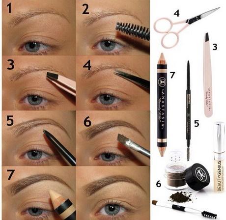 eye-brown-makeup-tutorial-for-beginners-03_11 Eye brown make-up les voor beginners