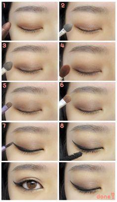 eye-makeup-for-asian-eyes-step-by-step-25_10 Oog make-up voor Aziatische ogen stap voor stap