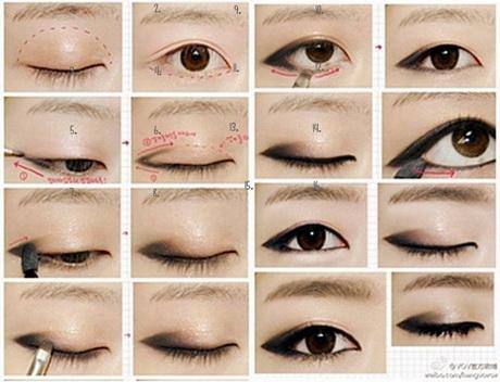 eye-makeup-for-asian-eyes-step-by-step-25_4 Oog make-up voor Aziatische ogen stap voor stap