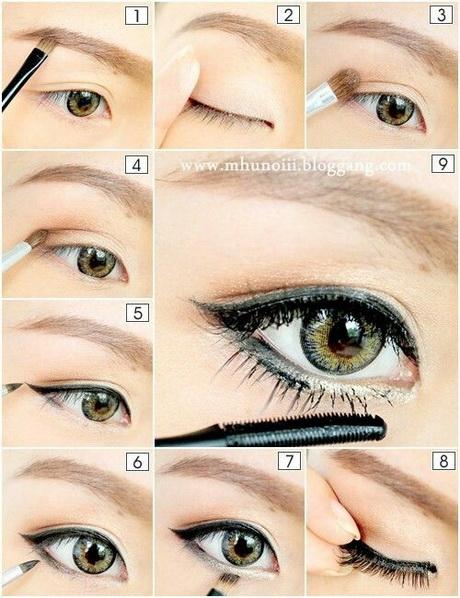 eye-makeup-for-asian-eyes-step-by-step-25_6 Oog make-up voor Aziatische ogen stap voor stap