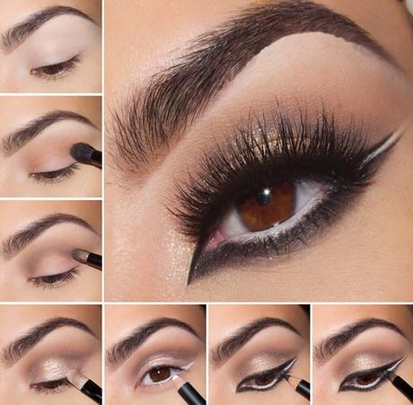 eye-makeup-for-brown-eyes-step-by-step-98_10 Oog make-up voor bruine ogen stap voor stap
