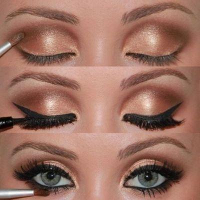 eye-makeup-for-green-eyes-step-by-step-17_12 Oog make-up voor groene ogen stap voor stap