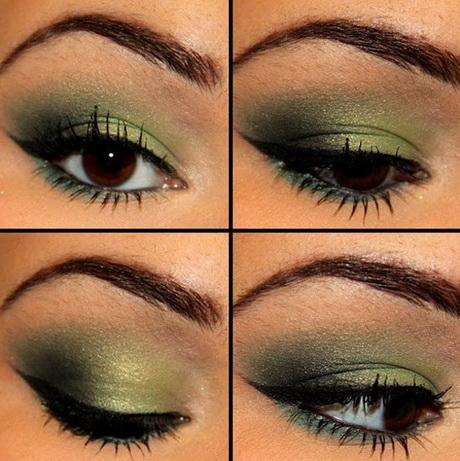 eye-makeup-for-green-eyes-step-by-step-17_5 Oog make-up voor groene ogen stap voor stap