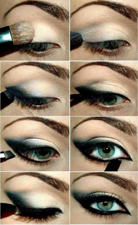 eye-makeup-for-green-eyes-step-by-step-17_9 Oog make-up voor groene ogen stap voor stap