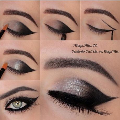 eye-makeup-for-round-face-step-by-step-29_8 Oog make-up voor rond gezicht stap voor stap