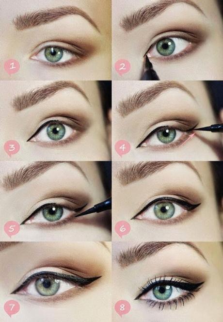 eye-makeup-for-small-eyes-step-by-step-41 Oog make-up voor kleine ogen stap voor stap