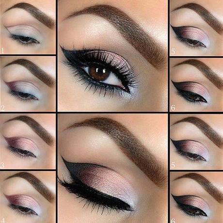 eye-makeup-ideas-for-dark-brown-eyes-step-by-step-07_11 Oog make-up ideeën voor donkerbruine ogen stap voor stap