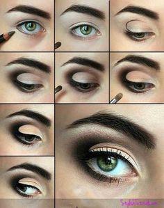 eye-makeup-step-by-step-for-green-eyes-50_8 Oog make-up stap voor stap voor groene ogen