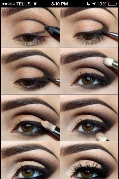 eye-makeup-tutorial-step-by-step-for-brown-eyes-50_10 Oog make-up les stap voor stap voor bruine ogen