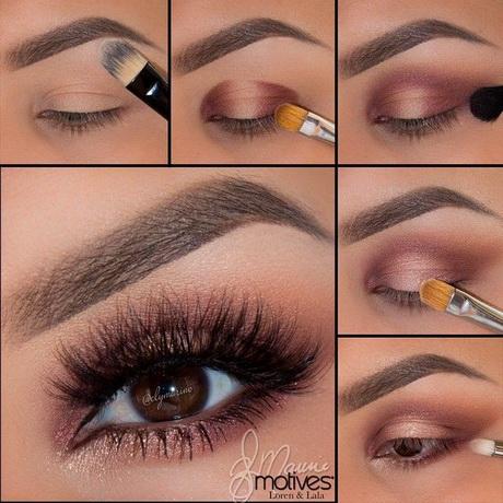 eye-makeup-tutorial-step-by-step-for-brown-eyes-50_4 Oog make-up les stap voor stap voor bruine ogen